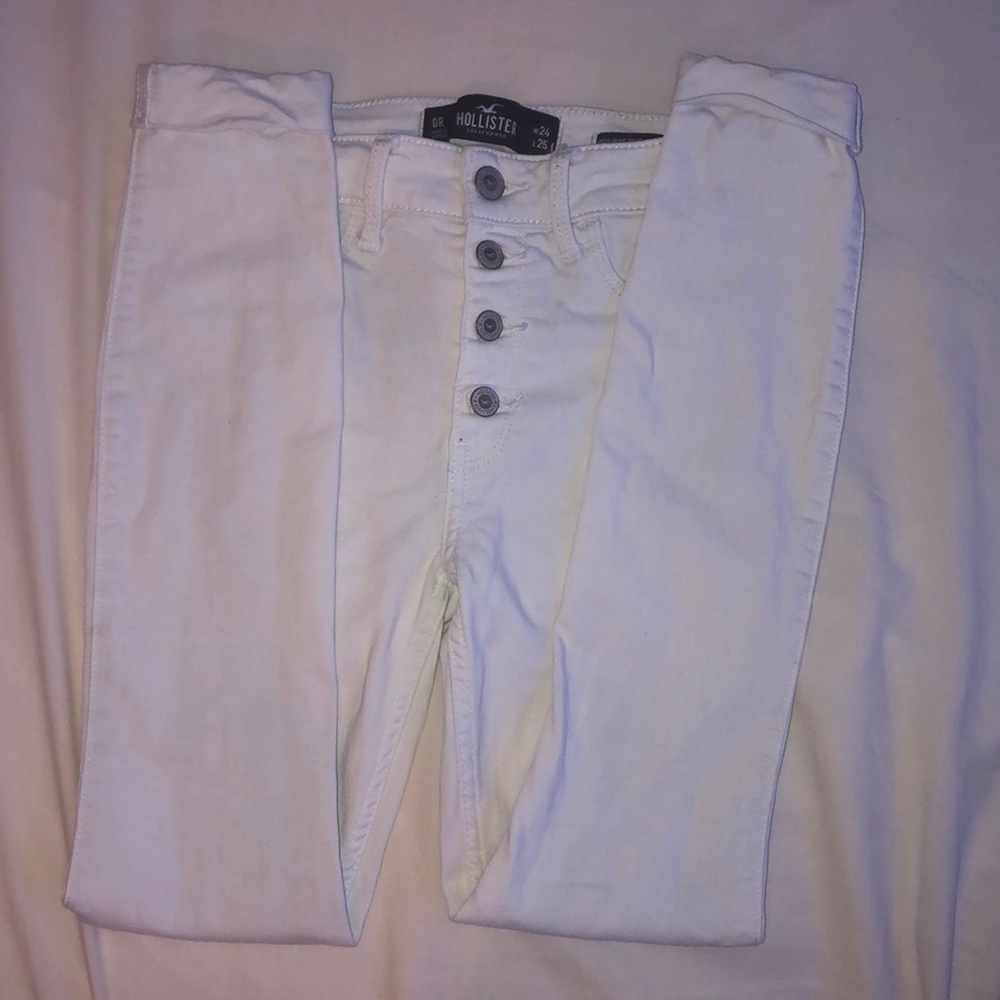 White Hollister Jeans